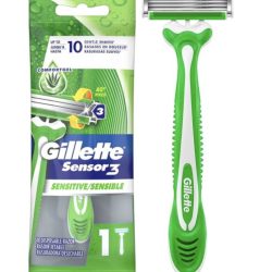 Gillette Sensor3 Sensitive Men's Disposable Razor